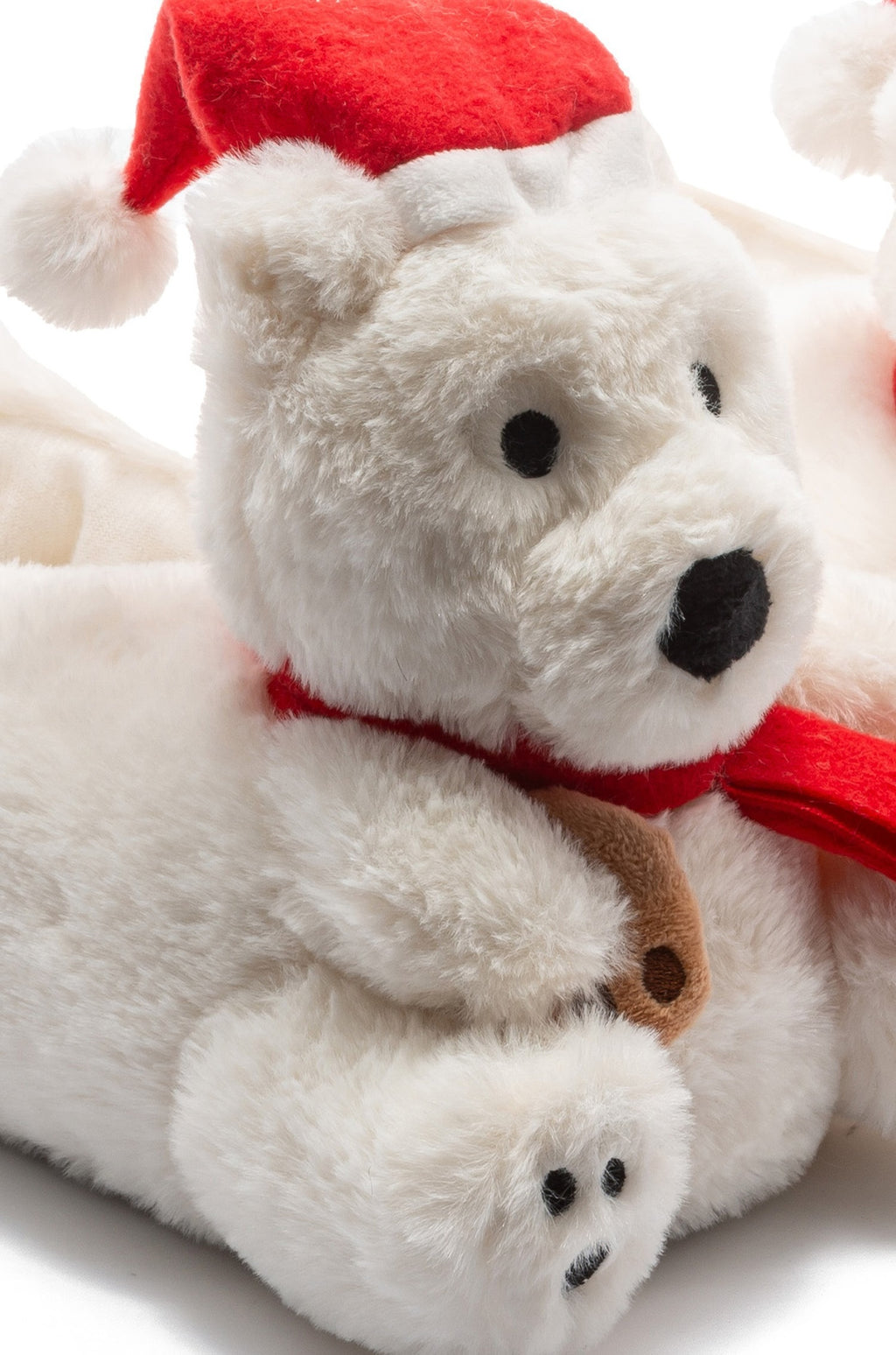 Twigy White Bear Slippers | Sizes 36-41 | Cozy Indoor House Shoes