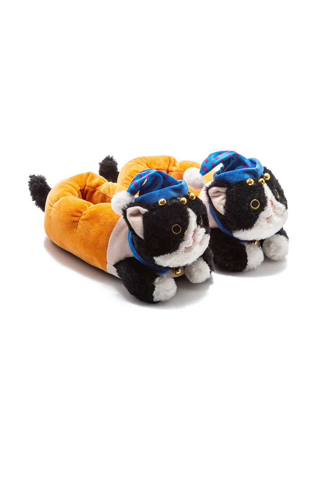 Twigy Black Cat Slippers | Sizes 36-41 | Cozy Indoor House Shoes