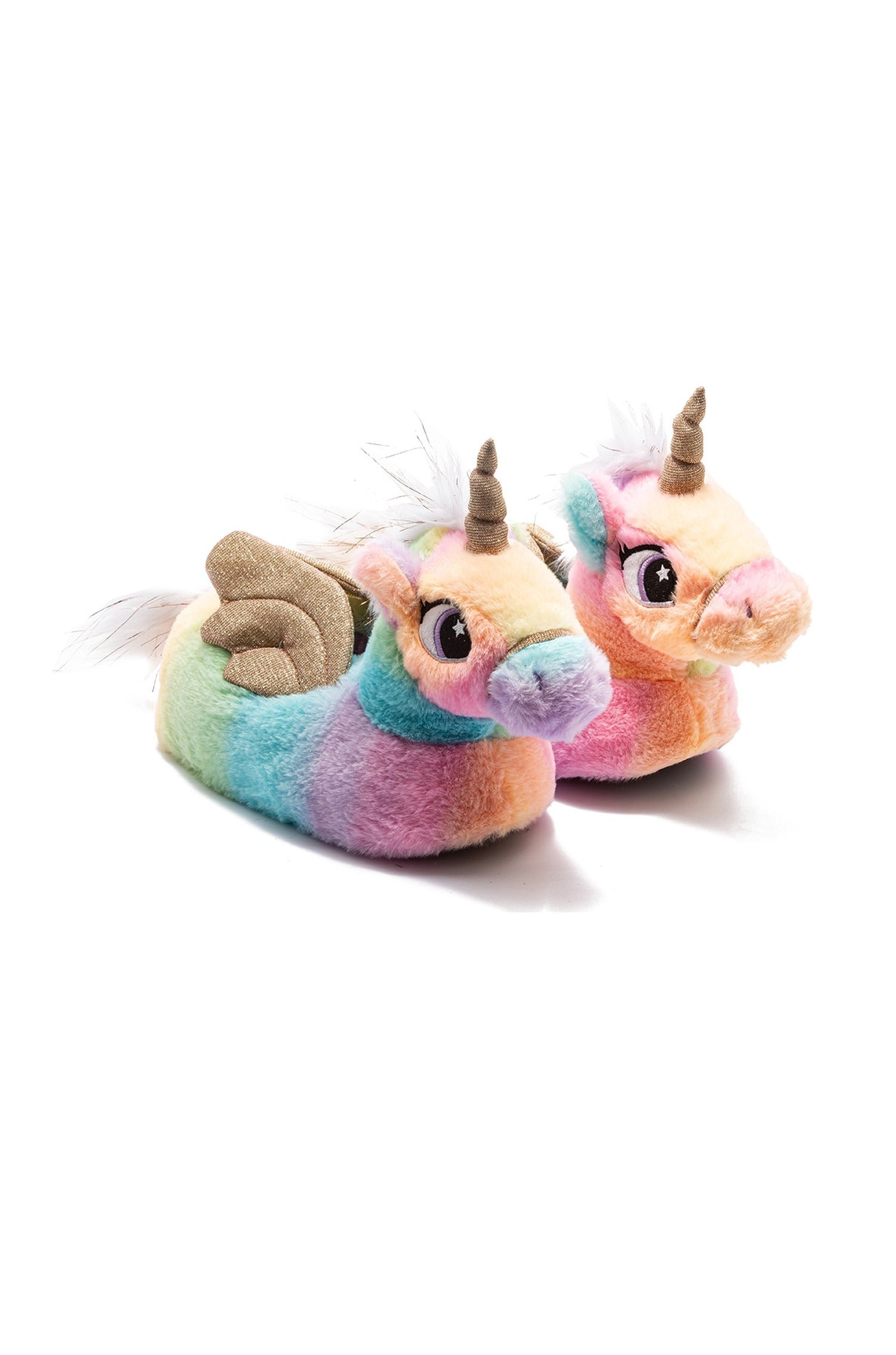 Twigy Rainbow Unicorn Slippers | Sizes 36-41 | Cozy Indoor House Shoes