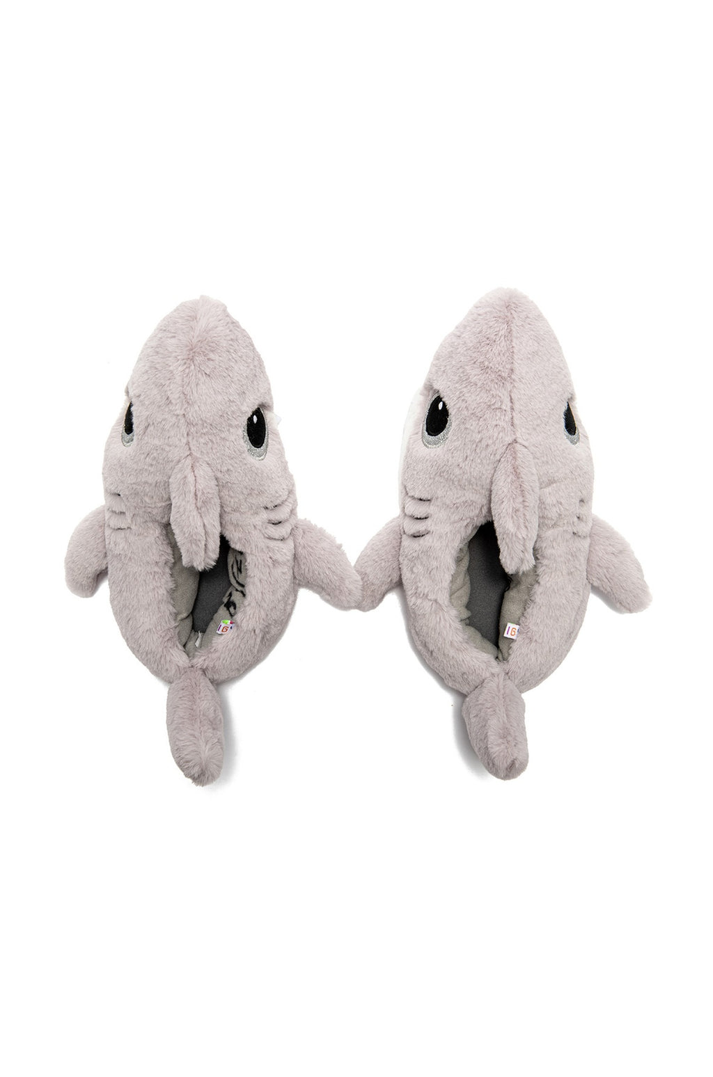 Twigy Grey Shark Slippers | Sizes 40-45 | Cozy Indoor House Shoes
