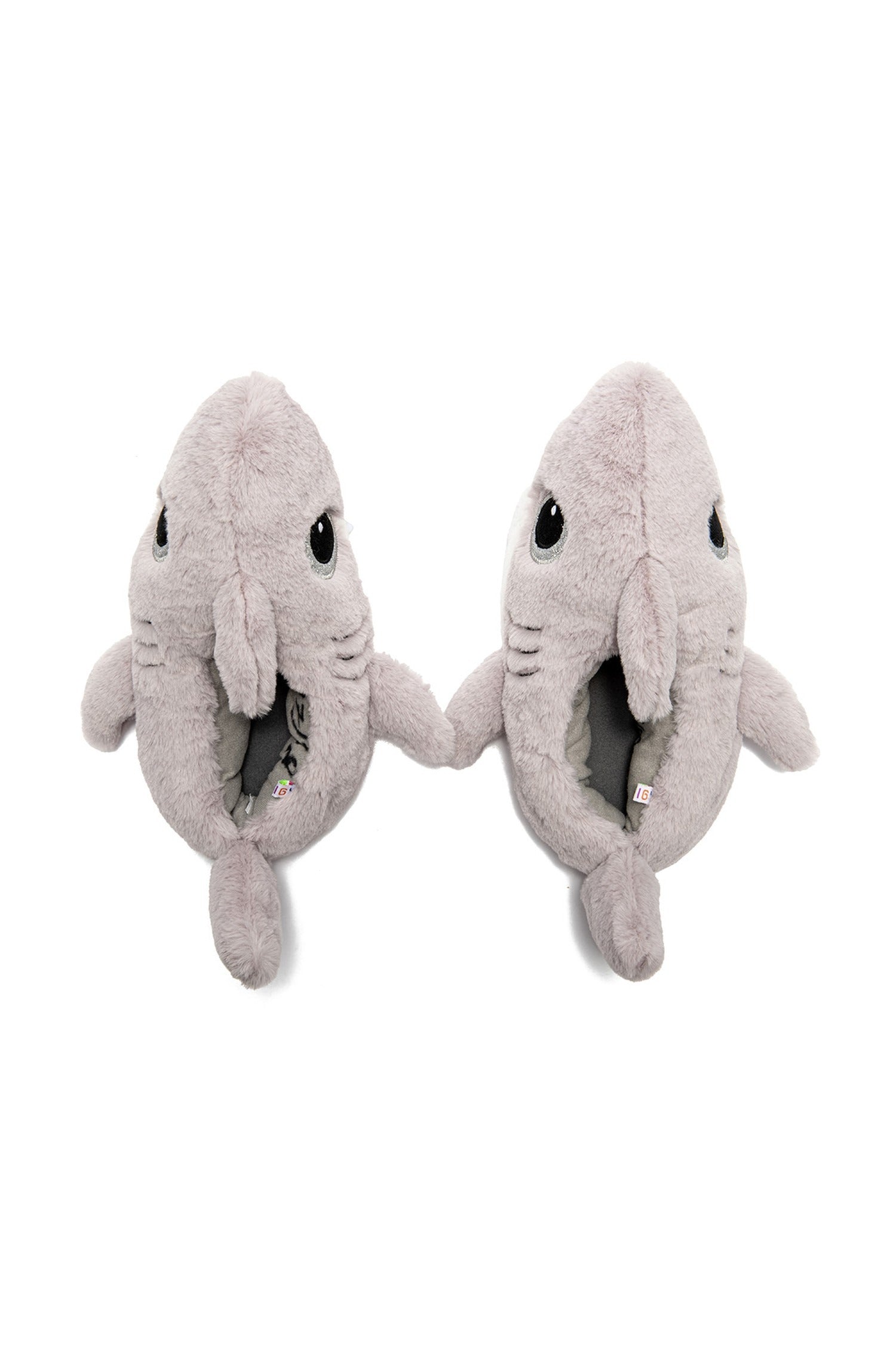 Twigy Grey Shark Slippers | Sizes 40-45 | Cozy Indoor House Shoes