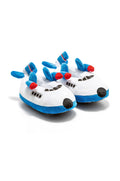 Twigy Blue Airplane Kids Slippers | Sizes 24-29 | Cozy Indoor House Shoes